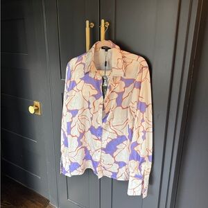 Floral satin short set